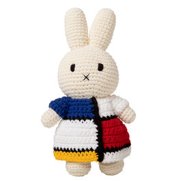 Miffy crochet toy with Mondrian dress